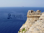 Γραμβούσα - Το απέραντο γαλάζιο από το κάστρο της 